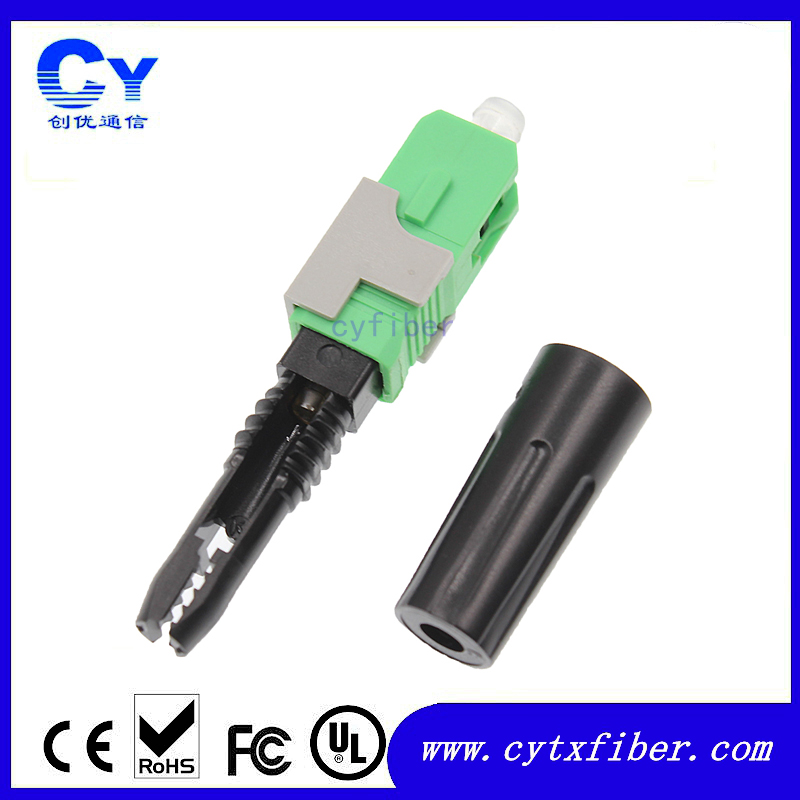 Fiber optic quick connector